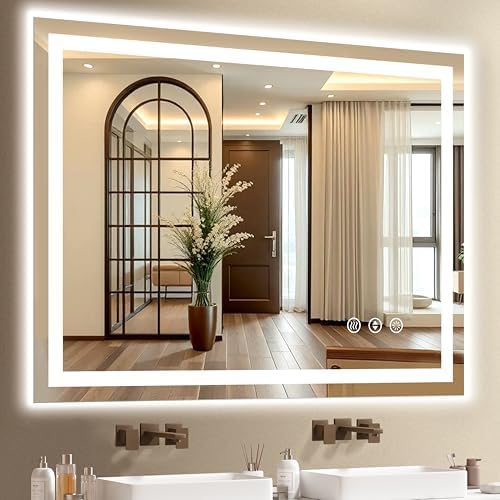 40"x 30" LED Bathroom Mirror by Lmsedf