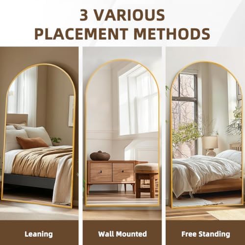 LFT HUIMEI2Y 76.4"x37" Arch Full Length Mirror - Image 6