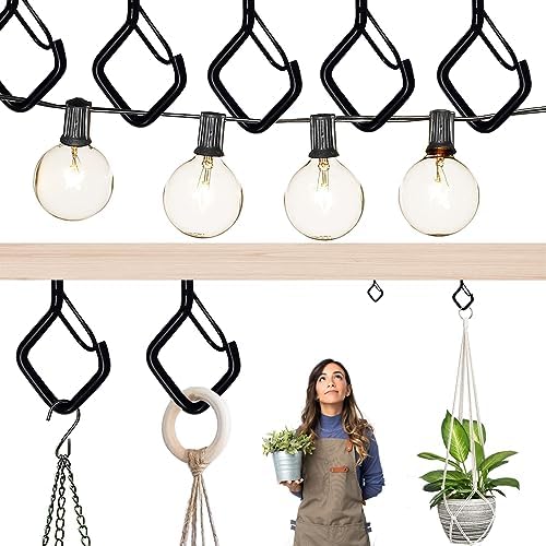 2.36IN Ceiling Hooks for Hanging Plants, Hanging Hooks - Image 4