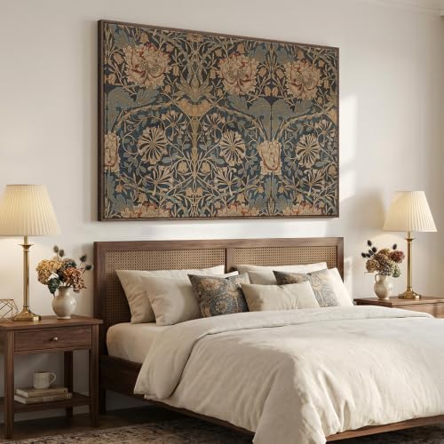 Extra Large Framed Vintage Morris Botanical Wall Art - Image 2