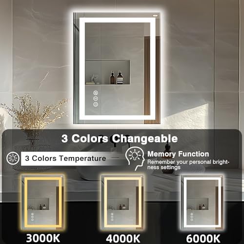 EchosLife 24"x32" LED Bathroom Mirrors - Image 4