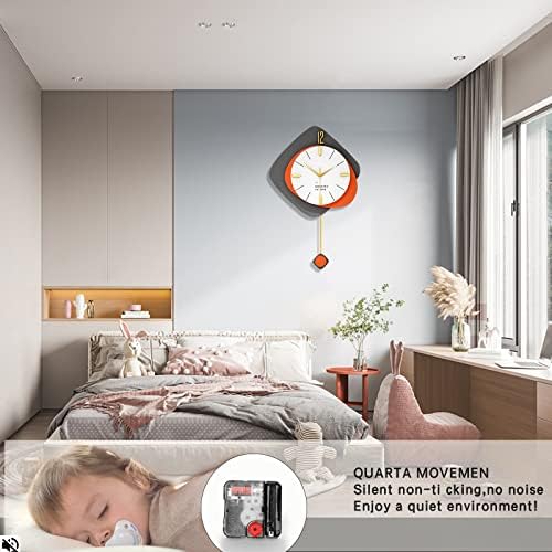 FLEBLE Large Wall Clocks for Living Room Decor Big Modern Clock Decortive - Image 4