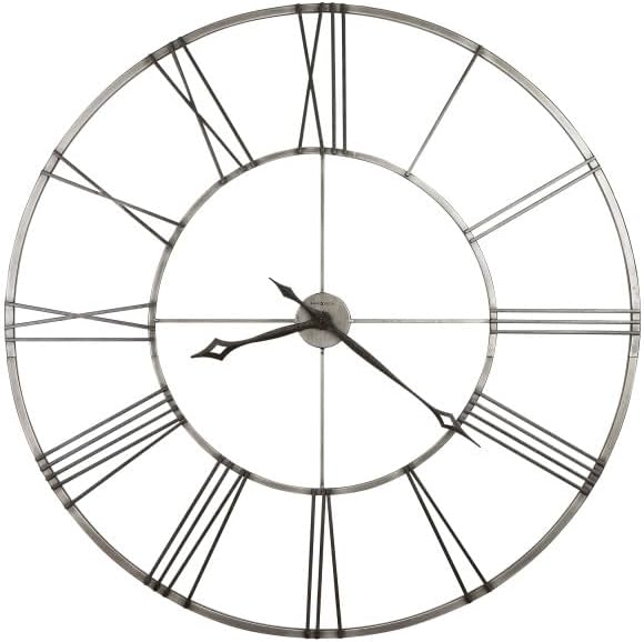 Howard Miller East Bay Wall Clock II 549-392 – Oversized Round Wrought-Iron by Unknown
