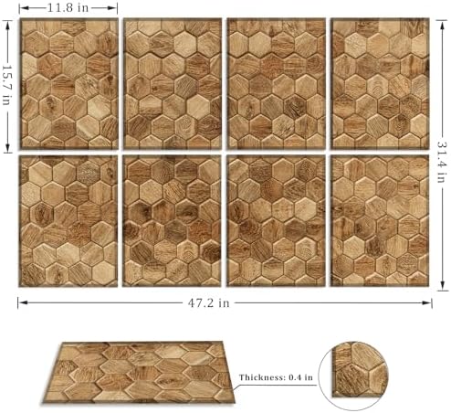 8 Pack Art Acoustic Panels Soundproof Wall Panels, 48X32Inches Sound Dampening - Image 5