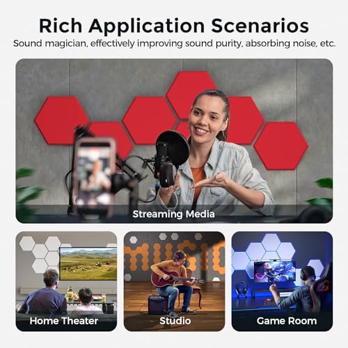 Self-Adhesive Acoustic Panels, 2nd Generation Sound Absorbing Panel, - Image 6
