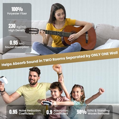 TO-TH Sound Proof Panels High-Density Sound Absorbing Panel 10 Pack - Image 5