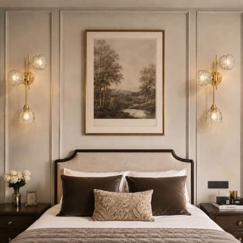 Hamilyeah 3 Light Gold Wall Sconce - Image 6