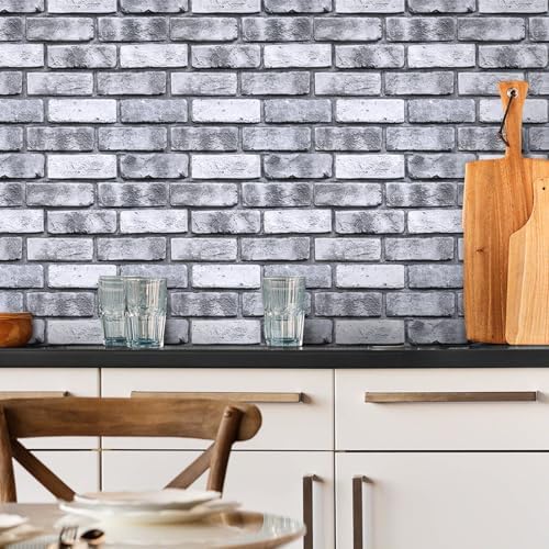 COMSTICKC 3D Faux Brick Wall Panels Peel and Stick - Image 2