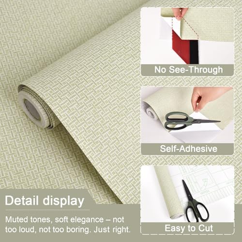 Grasscloth Peel and Stick Wallpaper - Image 6