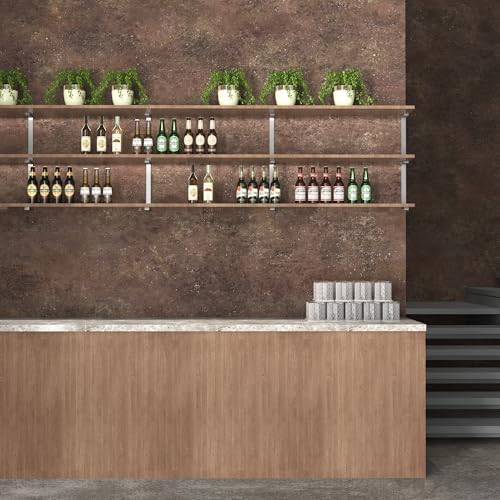 32x78inch Wide Concrete Wallpaper Peel and Stick Retro Brick Red Granite - Image 6