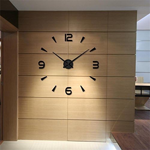 FASHION in THE CITY 3D DIY Wall Clock Creative Design Mirror Surface Wall - Image 4