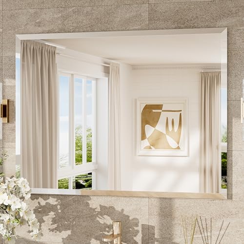 TokeShimi Bathroom Vanity Mirror Frameless by TokeShimi