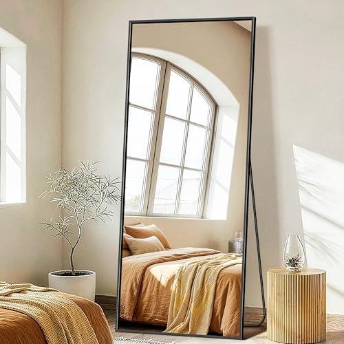 FICTOR Full Length Mirror with Stand, Floor Standing Mirror by FICTOR