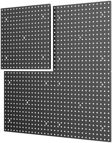 TORACK 4 PCS 16 x16 in Pegboard Panels by TORACK