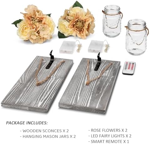 Sconces Wall Decor Set of 2, Wall Hangings - Image 3