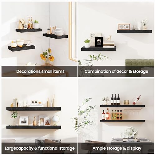 Vivelove Floating Shelves 9 inch Deep 24”Long Set of 2 - Image 6