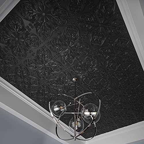 Art3d Spanish Floral Drop Ceiling Tiles, 24 x 24 in - Image 2