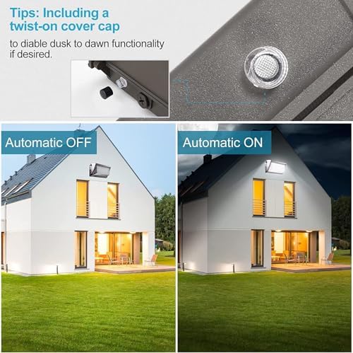 Lightdot 8 Pack 70W LED Wall Pack Lights, Wall Mount Outdoor Exterior Lighting - Image 3