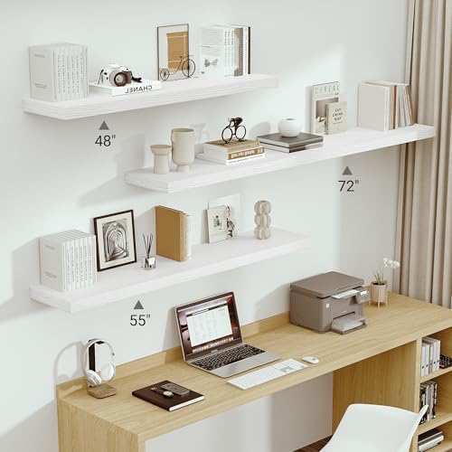 Vivelove Deep Floating Shelves 72x12” Set of 1 - Image 6