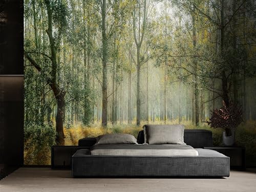 Forest Landscape wall murals Woodland Tree Peel and Stick self Adhesive - Image 4