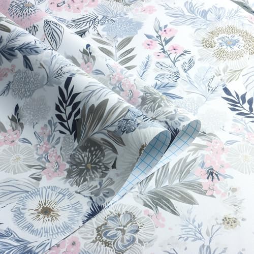 Nukofal Floral Peel and Stick Wallpaper Boho Contact Paper 16.9inx118.1in - Image 6