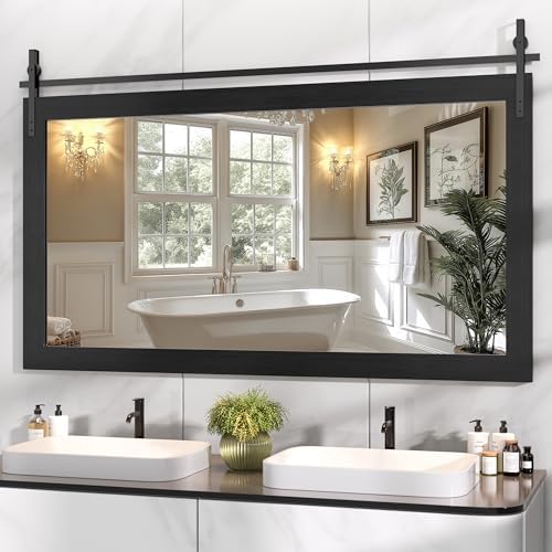 Hasipu Farmhouse Bathroom Mirror by Whatssuitableisthebest