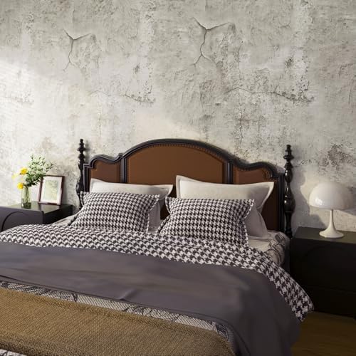 Livelynine 15.8x197 Limewash Wallpaper Peel and Stick Textured 3D Concrete - Image 5