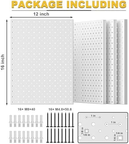 Ultrawall Metal Pegboard Panels, Pegboard Wall Organizer - Image 2