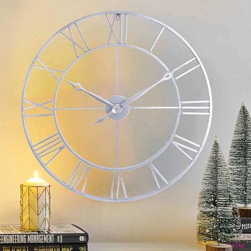 CLXEAST Large 30 Inch Wall Clock by CLXEAST
