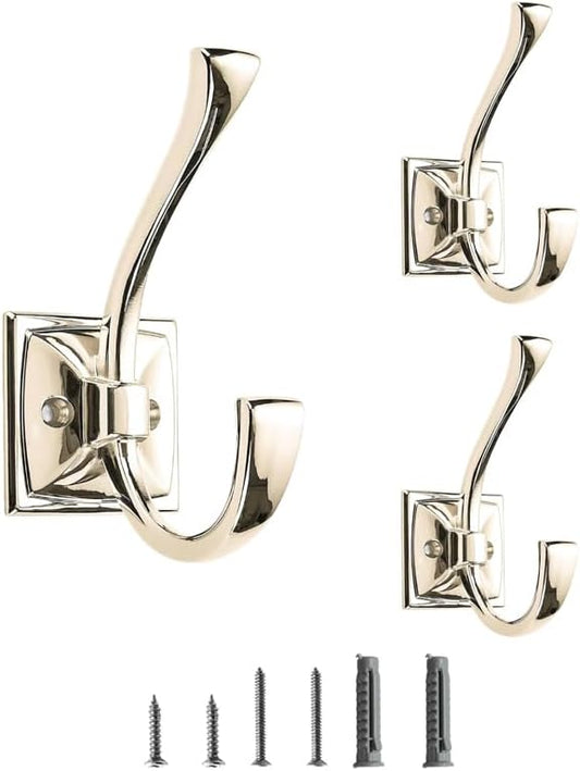 3 Pack Decorative Heavy Duty Towel Hooks by CABDM