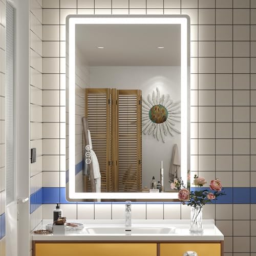 SMIROR 24x36 LED Lighted Bathroom Vanity Mirror by SMIROR