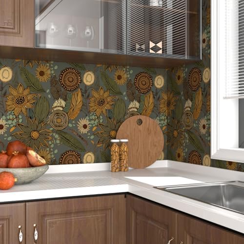 Laatse Boho Wallpaper Peel and Stick 17.5"x393" - Image 5