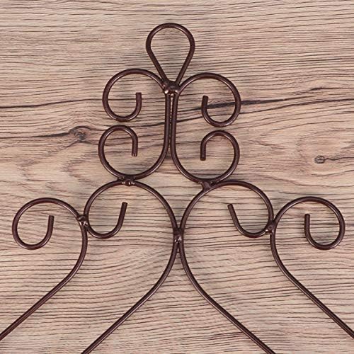 YARNOW Wall Mounted Planter Basket European Style Iron Flowerpot Rack - Image 4