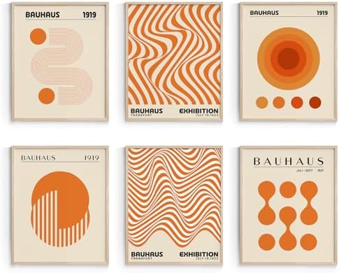 Habseligkeit Warm Wall Art Prints, Absteact Room Decor, Posters by Habseligkeit