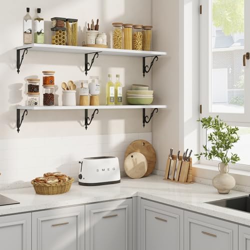 RICHFOCUS 12 Inch Deep Floating Shelves - Image 3