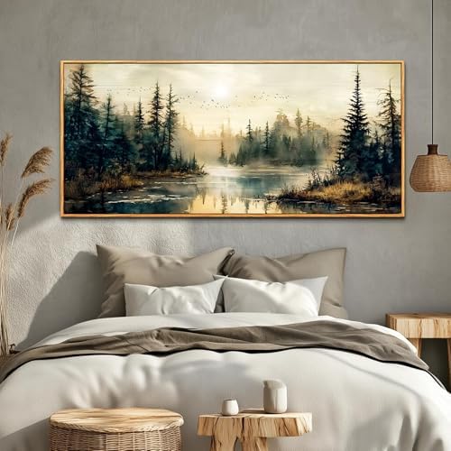 FUHAIHUA Wood Framed Large Wall Decor - Image 6