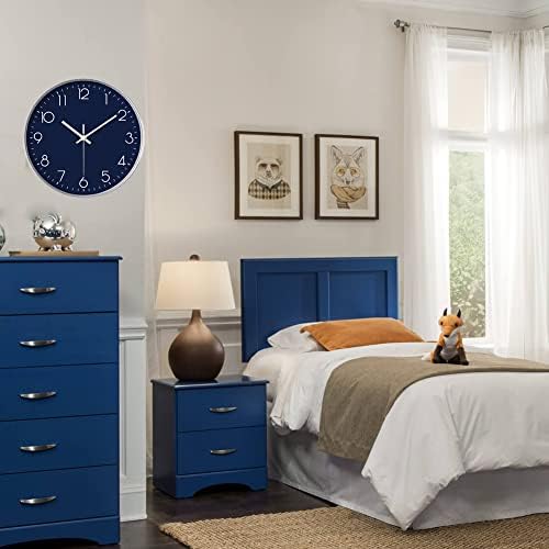 12 in Wall Clock Non-Ticking Quartz Silent Battery Operated Round Clocks Home - Image 6