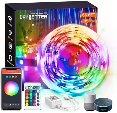 DAYBETTER 65.6ft WiFi Smart Led Lights Strip by DAYBETTER