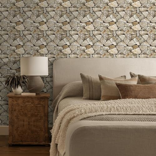 3D Peel and Stick Faux Stone Wall Panels 11.8" x 11.8" 10-Pack - Image 6