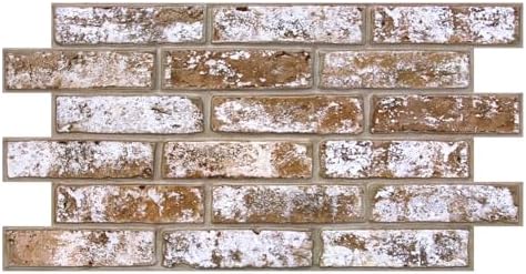 COMSTICKC 3D Peel and Stick Faux Brick Wall Panels by COMSTICKCDECOR