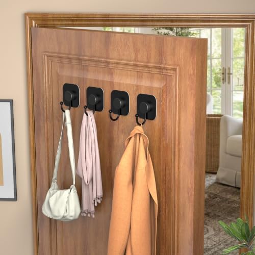 Aikzik 4 Pack Large Heavy Duty Wall Hooks - 26lb Max - Image 6