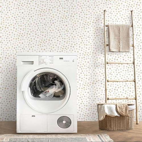 Dimoon 17.3''x78.7'' Peel and Stick Wallpaper Boho Beige Contact Paper Natural - Image 4