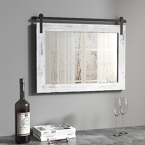 COGOOD Farmhouse Barn Door Mirror by COGOOD