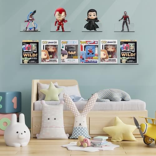 6 Pack Small Acrylic Floating Shelves - Image 5