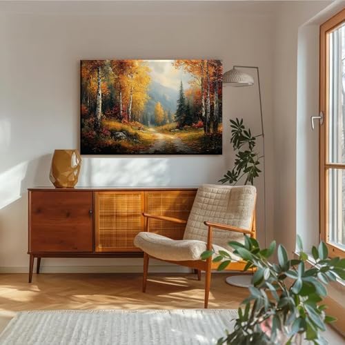 Serene Landscape Canvas Wall Art - Image 4