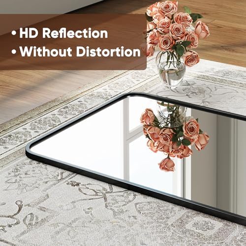 Antok 58" x 20" Full Length Over-the-Door Mirror, Hanging Mirror - Image 5
