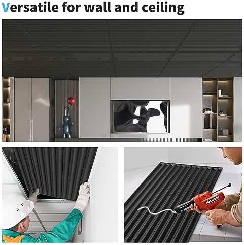Art3d Semi-Cylinder 3D Drop Ceiling Tiles, 2 x 4 ft - Image 5
