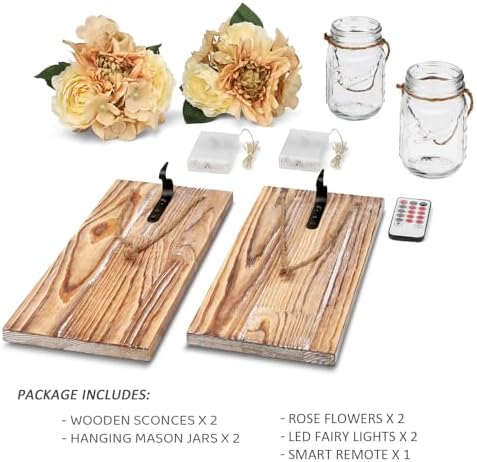 Sconces Wall Decor Set of 2, Wall Hangings - Image 3