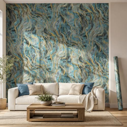 Peel and Stick Foam Wall Mural Roll 47.27" Extra Wide, 9.19 Ft Long by auxua