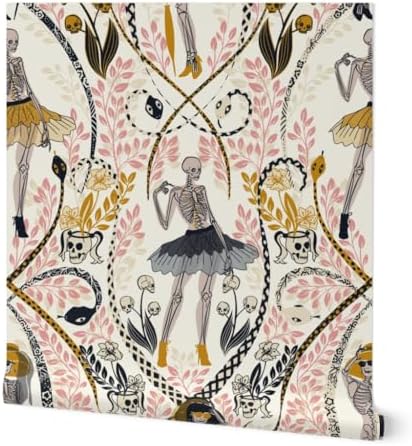 Spoonflower Gothic Fashionista Peel and Stick Wallpaper by Spoonflower